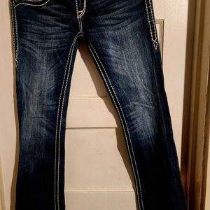 Rock Revival Scarlett Bootcut Dark Wash Jeans